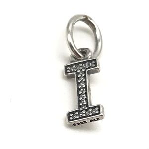 Pandora Letter I CZ Initial Dangle Charm
